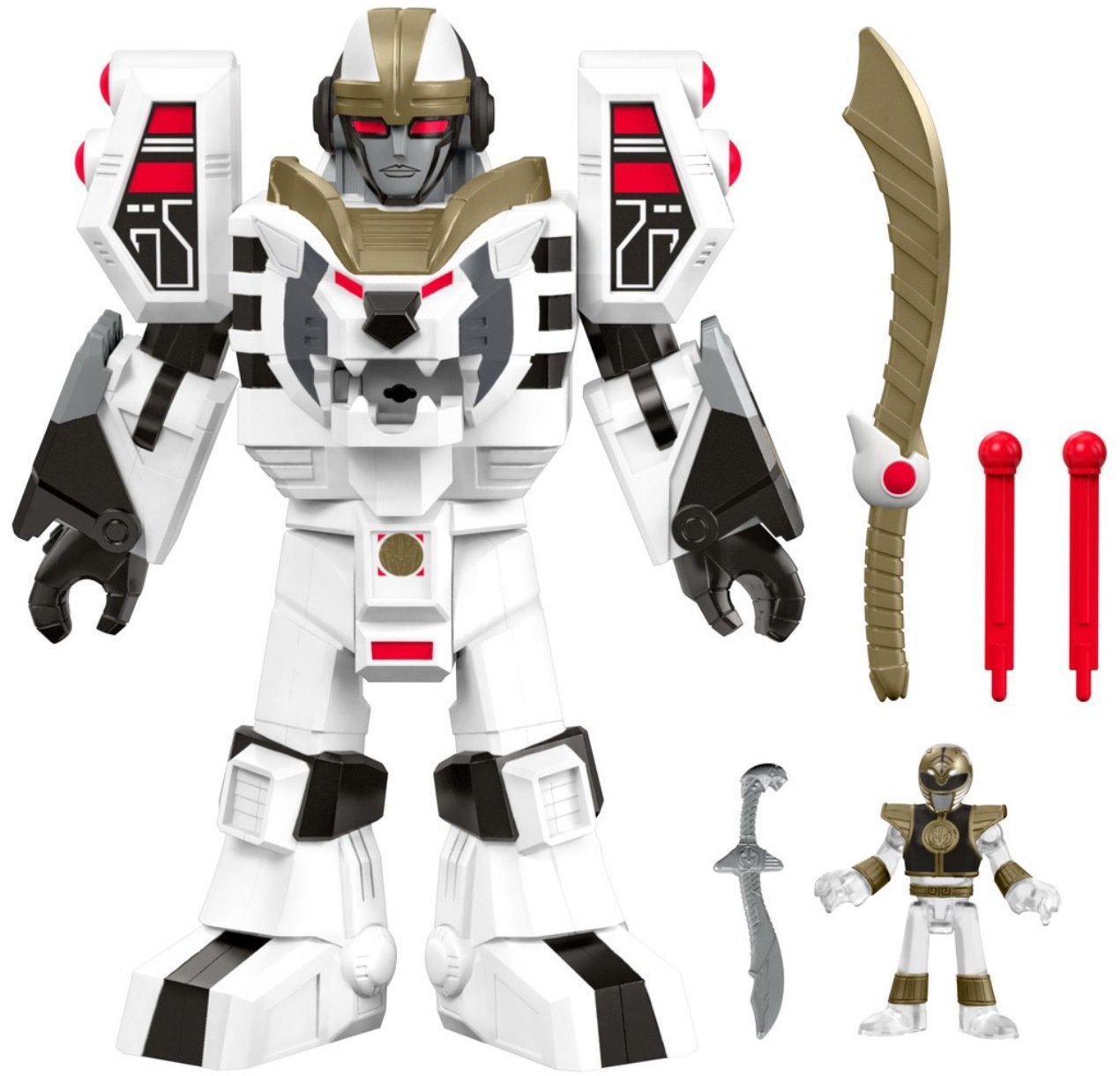 Amazon.com: Fisher-Price Imaginext Power Rangers White Ranger